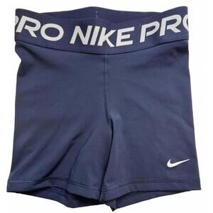 Nike Pro Navy Blue  5" Athletic Shorts